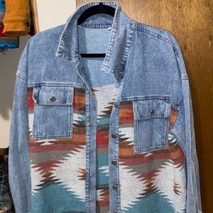 Aztec Denim Jacket